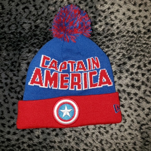 Captain America and Superman winter Hats - Picture 2 of 3